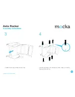 Предварительный просмотр 3 страницы Mocka Asta rocker Assembly Instructions