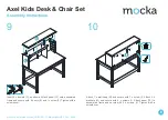 Предварительный просмотр 6 страницы Mocka Axel Kids Desk & Chair Set Assembly Instructions Manual