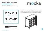 Preview for 1 page of Mocka Axel Locka 4 Drawer Assembly Instructions Manual