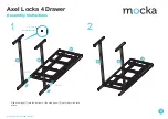 Preview for 2 page of Mocka Axel Locka 4 Drawer Assembly Instructions Manual