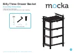 Mocka Billy Three Drawer Basket Assembly Instructions preview