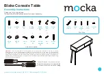 Предварительный просмотр 1 страницы Mocka Blake Series Assembly Instructions Manual