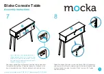 Предварительный просмотр 5 страницы Mocka Blake Series Assembly Instructions Manual