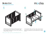 Preview for 4 page of Mocka Boston Cot Assembly Instructions