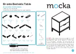 Mocka Bronte Bedside Table Assembly Instructions Manual предпросмотр