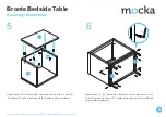 Предварительный просмотр 4 страницы Mocka Bronte Bedside Table Assembly Instructions Manual