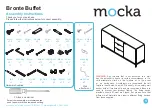 Mocka Bronte Buffet Assembly Instructions Manual предпросмотр