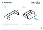 Предварительный просмотр 2 страницы Mocka Bronte Buffet Assembly Instructions Manual