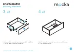 Предварительный просмотр 3 страницы Mocka Bronte Buffet Assembly Instructions Manual