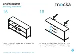 Предварительный просмотр 9 страницы Mocka Bronte Buffet Assembly Instructions Manual