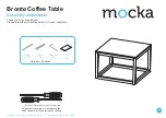 Mocka Bronte Coffee Table Assembly Instructions предпросмотр