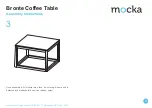 Предварительный просмотр 3 страницы Mocka Bronte Coffee Table Assembly Instructions