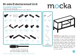 Предварительный просмотр 1 страницы Mocka Bronte Entertainment Unit Assembly Instructions Manual