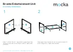 Предварительный просмотр 2 страницы Mocka Bronte Entertainment Unit Assembly Instructions Manual