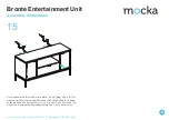 Предварительный просмотр 9 страницы Mocka Bronte Entertainment Unit Assembly Instructions Manual