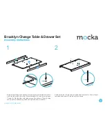 Preview for 2 page of Mocka Brooklyn Change Table and Drawer Set Assembly Instructions Manual