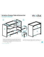 Preview for 4 page of Mocka Brooklyn Change Table and Drawer Set Assembly Instructions Manual