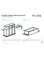 Preview for 6 page of Mocka Brooklyn Change Table and Drawer Set Assembly Instructions Manual