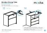 Предварительный просмотр 8 страницы Mocka Brooklyn Change Table Assembly Instructions Manual