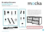 Mocka Brooklyn Drawers Assembly Instructions Manual preview