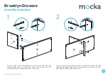 Preview for 2 page of Mocka Brooklyn Drawers Assembly Instructions Manual