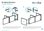 Preview for 3 page of Mocka Brooklyn Drawers Assembly Instructions Manual