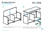 Preview for 4 page of Mocka Brooklyn Drawers Assembly Instructions Manual