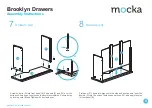 Preview for 5 page of Mocka Brooklyn Drawers Assembly Instructions Manual