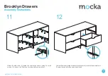 Preview for 7 page of Mocka Brooklyn Drawers Assembly Instructions Manual