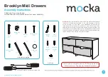 Предварительный просмотр 1 страницы Mocka Brooklyn Midi Drawers Assembly Instructions Manual