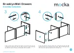 Предварительный просмотр 3 страницы Mocka Brooklyn Midi Drawers Assembly Instructions Manual