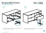 Предварительный просмотр 7 страницы Mocka Brooklyn Midi Drawers Assembly Instructions Manual