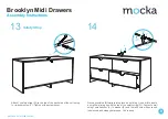 Предварительный просмотр 8 страницы Mocka Brooklyn Midi Drawers Assembly Instructions Manual