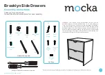 Preview for 1 page of Mocka Brooklyn Side Drawers Assembly Instructions Manual