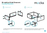 Preview for 4 page of Mocka Brooklyn Side Drawers Assembly Instructions Manual