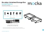 Предварительный просмотр 1 страницы Mocka Brooklyn Underbed Storage Box Assembly Instructions