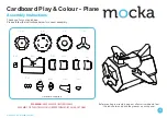 Mocka Cardboard Play & Colour Plane Assembly Instructions preview