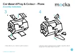 Preview for 3 page of Mocka Cardboard Play & Colour Plane Assembly Instructions