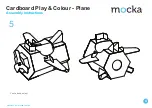 Preview for 4 page of Mocka Cardboard Play & Colour Plane Assembly Instructions