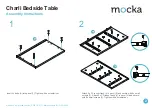 Предварительный просмотр 2 страницы Mocka Charli Bedside Table Assembly Instructions Manual