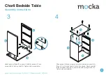 Предварительный просмотр 3 страницы Mocka Charli Bedside Table Assembly Instructions Manual