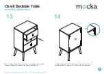 Предварительный просмотр 8 страницы Mocka Charli Bedside Table Assembly Instructions Manual