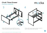 Предварительный просмотр 3 страницы Mocka Charli Three Drawer Assembly Instructions Manual