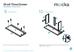 Предварительный просмотр 6 страницы Mocka Charli Three Drawer Assembly Instructions Manual