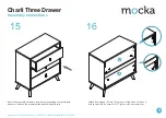 Предварительный просмотр 9 страницы Mocka Charli Three Drawer Assembly Instructions Manual