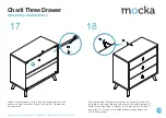 Предварительный просмотр 10 страницы Mocka Charli Three Drawer Assembly Instructions Manual