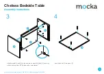 Предварительный просмотр 3 страницы Mocka Chelsea Bedside Table Assembly Instructions Manual