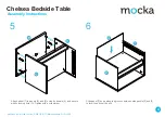 Предварительный просмотр 4 страницы Mocka Chelsea Bedside Table Assembly Instructions Manual