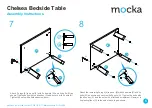 Предварительный просмотр 5 страницы Mocka Chelsea Bedside Table Assembly Instructions Manual