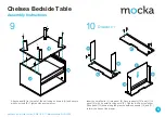 Предварительный просмотр 6 страницы Mocka Chelsea Bedside Table Assembly Instructions Manual